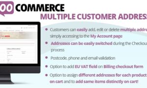 WooCommerce Multiple Customer Addresses GPL v25.5
