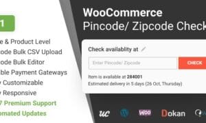 WooCommerce Pincode/ Zipcode Checker 2.3.1