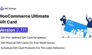 WooCommerce Ultimate Gift Card GPL v2.9.7