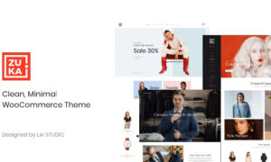 Zuka Theme GPL v1.9.0 – Clean, Minimal WooCommerce Theme