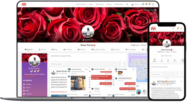 gecko-web-mobile-user-profile PeepSo Mobile App Addon GPL v7.1.0.0 - Image 1