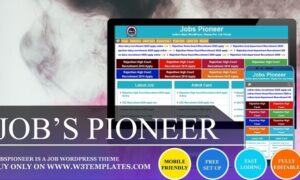 Jobs Pioneer WordPress Theme GPL v2.2 – Job Website Theme