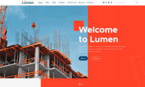 Lumen Theme GPL v1.3.1 – multipurpose theme for constructions and architecture
