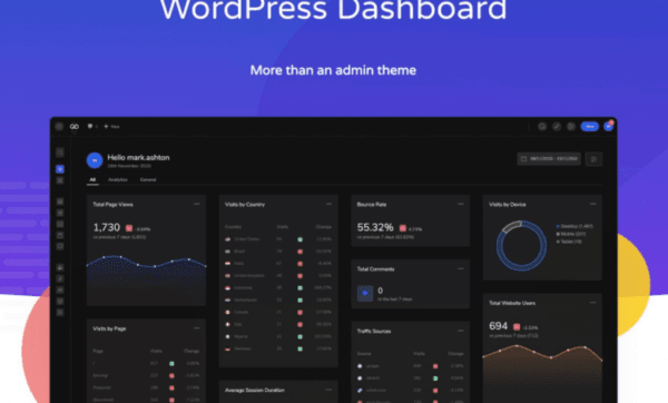 ui UiPress Pro | Admin 2020 Pro GPL v3.4.02 – Modern WordPress Dashboard Theme - Image 1