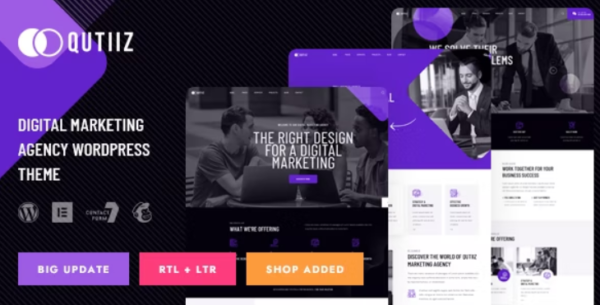 Qutiiz - Digital Marketing Agency WordPress Theme Qutiiz - Digital Marketing Agency WordPress Theme