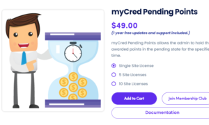 myCred Pending Points Addon GPL