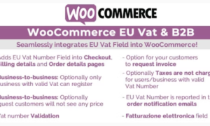 WooCommerce Eu Vat & B2B GPL v13.2