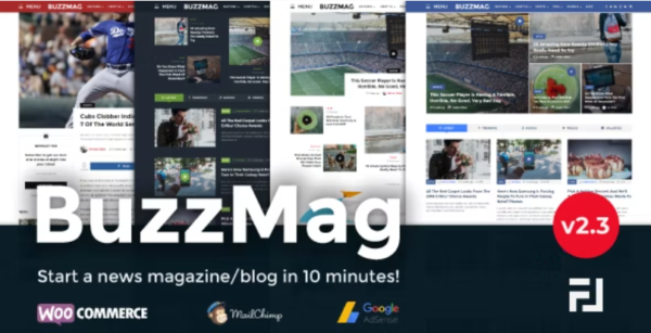 BuzzMag Theme GPL BuzzMag Theme GPL - Viral News WordPress Magazine/Blog Theme