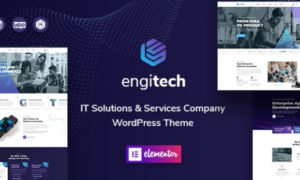 Engitech Theme GPL – IT Solutions & Services WordPress Websites