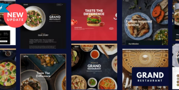 Grand Restaurant Theme GPL Grand Restaurant Theme GPL