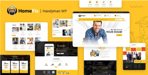 HomeFix Theme GPL HomeFix Theme GPL – Plumber, Handyman Maintenance WP Theme