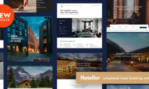 Hoteller Hotel Booking Theme GPL