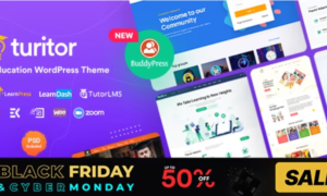 Turitor Theme GPL – Create LMS & Education WordPress Websites
