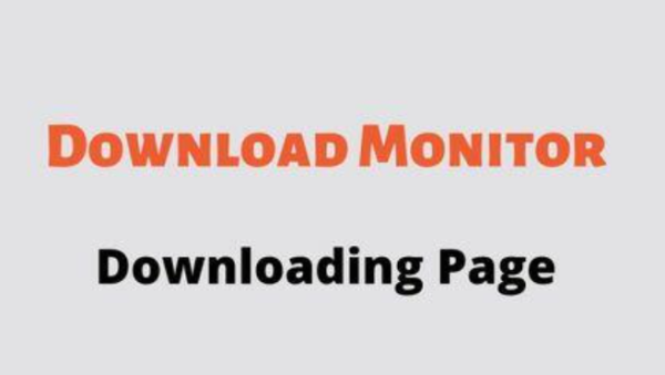 Download Monitor Downloading Page GPL