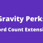 Gravity Perks Word Count Addon GPL