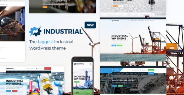 Industrial Theme GPL Industrial Theme GPL – Factory Business WordPress Websites