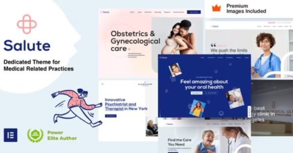 Salute Theme GPL Salute Theme GPL – Medical Theme For WordPress