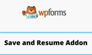 WPForms Save and Resume Addon GPL