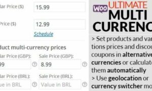 WooCommerce Ultimate Multi Currency Suite GPL