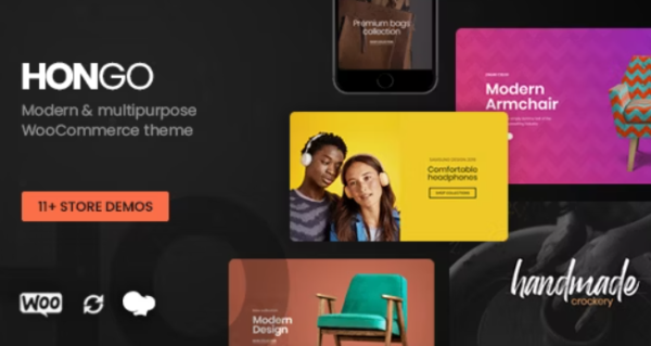 Hongo Theme GPL Hongo Theme GPL – Modern & Multipurpose WooCommerce WordPress Theme
