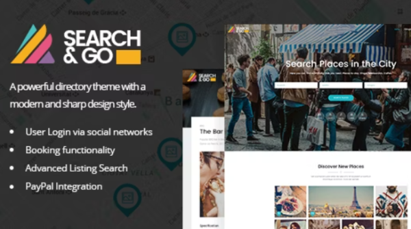 Search & Go Theme GPL Search & Go Theme GPL